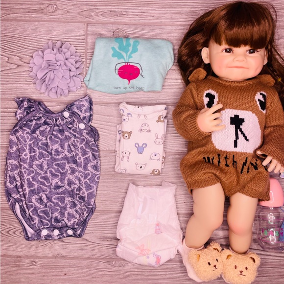 Toddler realistic baby doll bundle with clothes and accessory’s possible limbs - Picture 15 of 16